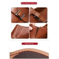 thumbnail image 5 of Santimon Men Dress Shoes Wingtip Casual Monk Shoes for Wedding Prom Party Formal Occasions Brown US 10, 5 of 6