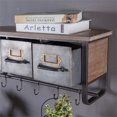 thumbnail image 3 of Metal and Wood Wall Cubby Organizer, 3 of 5