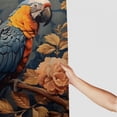 thumbnail image 3 of Orinice Parrot Flowers Bathroom Decor Set - Colorful Luxurious Graphic Print Polyester Fabric Fashion Shower Curtain Set with Hooks 60x72, 3 of 7