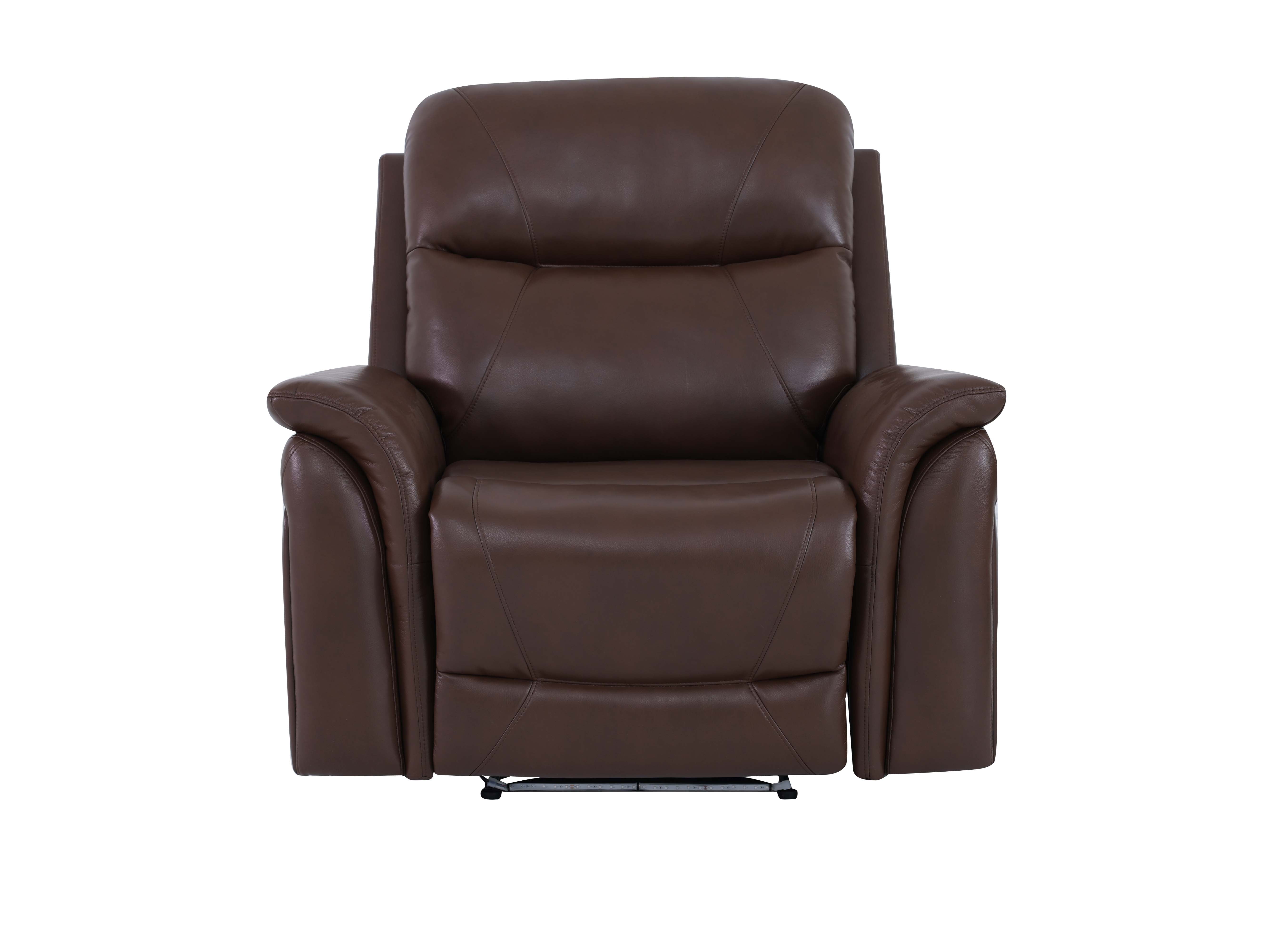 Gewnee Power Reclining Multifunctional Chair, Air Leather, Adjustable Reclining Angle, for Living Room,Dark Brown
