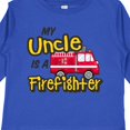 thumbnail image 4 of Inktastic My Uncle is a Firefighter with Fire Truck Boys or Girls Long Sleeve Toddler T-Shirt, 4 of 5