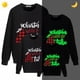 thumbnail image 1 of Camisetas navideñas a juego para la familia, sudadera luminosa y brillante con My Tube, 1 of 4