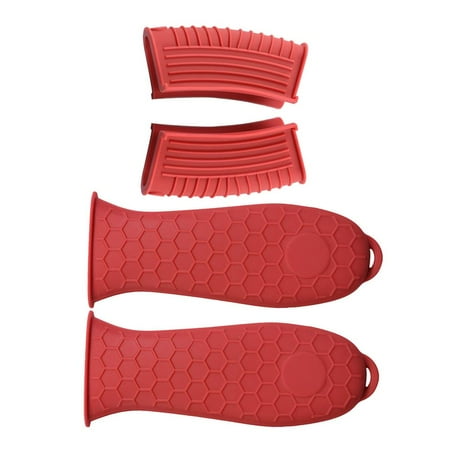 

Lacyie 4PCS Hot Handle Holder Silicone Pot Pan Assist Handle Holder Set