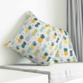 thumbnail image 3 of Blue Yellow Pineapple Pillow Covers 20x20 Inch Decorative Throw Pillow Cover, Farmhouse Summer Botanical Watercolor Sofa Pillowcases Accent Cushion Case Home Decor Bedroom Living Room, 3 of 6