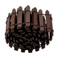 thumbnail image 3 of 5*100cm Mini Wood Creative Simulation Small Fence Home Garden DIY Decoration Coffee, 3 of 9