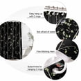thumbnail image 3 of Sparrow Shower Curtains for Bathroom, Waterproof Bath Curtains Decor, Bath Tub Curtain Spring Birds on The Branches Vintage Country Black Decorative Shower Curtain Sets with 12 Hooks, 72x72 Inch, 3 of 7