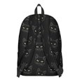 thumbnail image 3 of Black Cat Black Pattern Backpack for School, Cute School Bag with Adjustable Shoulder Straps and Padded Back, 15.7"x11.8"x5.5", 3 of 5