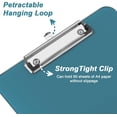 thumbnail image 3 of Minzimin 8.5 x 11 Plastic Clipboards Set of 1/2, Low Profile Metal Clip, Translucent Board, 12.5 x 9 in Letter Size, Office Supply, Back to School, 3 of 7