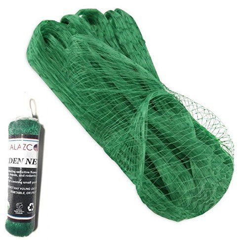 GWHOLE 33 x13 Ft Garden Plant Netting Protect Plants and Fruit Trees from Birds and Animals Translucent 