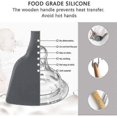 thumbnail image 3 of 2 Pcs Silicone Cooking Utensils Kitchen Utensil Set, Heat_c*, 3 of 5