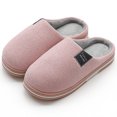 thumbnail image 1 of Winter Slides Thickened Non-skid Unisex Closed Back Sandals Slip on Slippers, 1 of 10