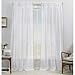 thumbnail image 3 of EXCLUSIVE HOME Panneau de Rideau à Poche pour Tringle Transparent avec Pompons, 54"x84 Pouces, Lin, 3 of 4