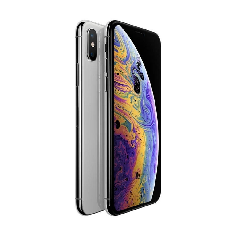 公式 Restored Apple iPhone XS MAX - Fully Unlocked - 64 GB Silver スマートフォン本体