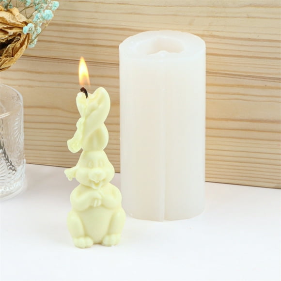 Dvkptbk Candle Molds for Candle Making, Candle Resin Molds, Mould for Diy Aromatherapy Wax Candle Soap Concrete Cakeice, Chocolate, for Birthday Valent Easter Gifts