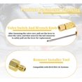 thumbnail image 3 of Car HVAC Valve Core Remover and Installer Tool Set, Removal Service Wrench with Hex Bit Adapters, Automotive Repair Accessories, Universal for SUV RV Truck -, 3 of 6