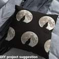 thumbnail image 2 of Feelyou Mystic Moon Wolf Fabric by the Yard 1 Yard, Magical Animal Sewing Fabric, Woodland Wildlife Home Decor Fabric by the Yard, Breathable Home Decor, 2 of 6