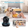 thumbnail image 3 of Litokam Indoor Security Camera, Baby Monitors, Smart Home Camera Wireless WiFi, Surveillance Baby/Pet, Two-Way Audio, Night Vision Video, 3 of 7