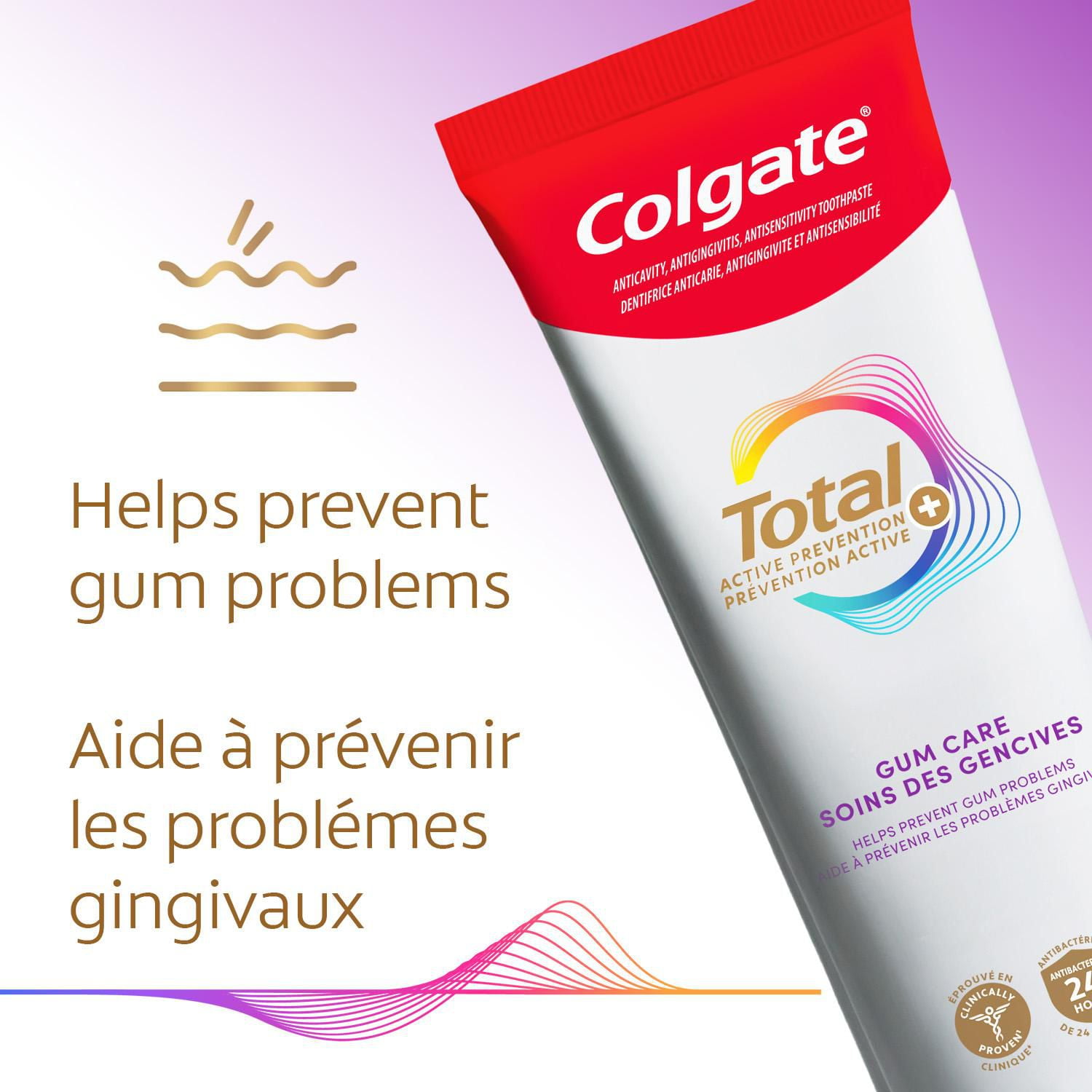 Colgate Total Active Prevention Plus Gum Care Toothpaste, Mint Flavour, 120 mL, 120ml
