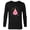 Black, variant on Disney Princess Aurora Holiday Christmas Ornament - Long Sleeve T-Shirt for Men - Customized-Navy