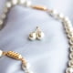 thumbnail image 5 of Set 3 Piezas Collar, Pulsera y Aretes Perla de Mallorca 8mm 45cm | Ivory, 5 of 7