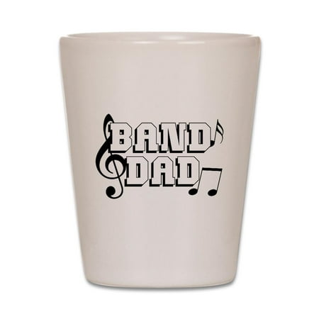 

CafePress - Band Dad - White Shot Glass Unique and Funny Shot Glass