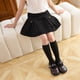 thumbnail image 5 of Odeerbi Niñas Falda Plisada Corduro Cintura Alta A-Línea Falda de Uniforme Escolar Con Pantalones Cortos Incorporados Con Bolsillo, 5 of 9