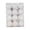 White, variant on 24x Christmas Ball Ornaments Decorations for Engagement Thanksgiving Holiday Brown