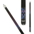 thumbnail image 3 of Athena ATH55 Blue Kaleidoscope Skull Pool Cue  Billiard Stick Billiards Cues, 3 of 9