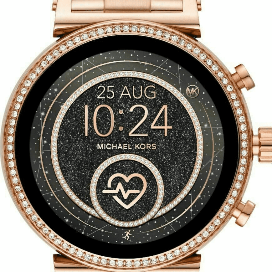 Michael Kors MKT5063 Slim Sofie Rose Gold Smart Watch - Walmart.com