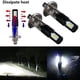 thumbnail image 4 of 2x H1 6000k, blanco superbrillante, 6000 lm, kit de faros LED DRL, luces altas, 4 of 4