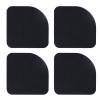 4 Uds. Alfombrilla silenciosa Universal para refrigerador, almohadilla antivibración silenciosa