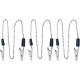 thumbnail image 1 of clips para servilletas de 50 cm QUANZHOUTIANDI baberos con bolas de cadena delantal cadena para toallas clip de soporte de metal servilletero plateado flexible para ancianos adultos niños y pacientes dentales, 1 of 5