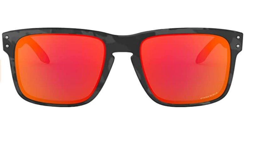 Oakley Golf Holbrook Black Camo/PRIZM Ruby Iridium Sunglasses