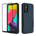 thumbnail image 1 of For Samsung Galaxy A03S A13 A14 A23 A32 A34 A53 A54 5G Case, 2 in 1 PC Phone Case with Screen Protector,Rubber & Rugged Shockproof 360 Full Body Protection Case Cover-Green, 1 of 6