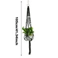 thumbnail image 3 of Hearth & Gear Flower Pot Rack Lace Hanger Ephedra Rope Lace Flower Pot Rack Hanging With Beads Flower Pot Rack Lace Hanger Modern Flower Pot with Stand And Vase Large Garden And Wicker Flower with, 3 of 7