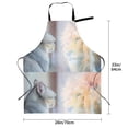 thumbnail image 5 of Lsque The Cat Looks in the Mirror Waterproof Apron Chef Aprons for Men Heavy Duty Chemical Work Apron Extra Long Grilling Aprons with Adjustable Bib Apron, 5 of 9