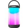 Linsay LED Light Show Indoor/Outdoor Portable Bluetooth® Speaker, 9"H x 4"W x 3.5"D, Black, SLP-500CB