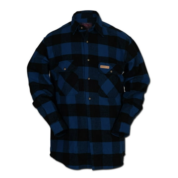 Hickory Shirt Co. Buffalo Flannel Plaid Shirt, Blue - Tall X-Large