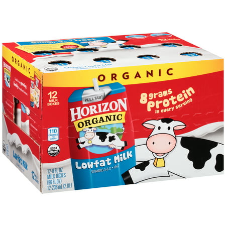 Horizon Organic Low Fat Milk, 8 fl oz, 12 Count (Best Tasting Non Dairy Milk)