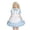 Sky Blue, variant on Levmjia Women Maid Costume Set Short Sleeve Dress Bow Tie Soft Cute Fashion Outfit Halloween Theme Party Carnival Holiday Themed