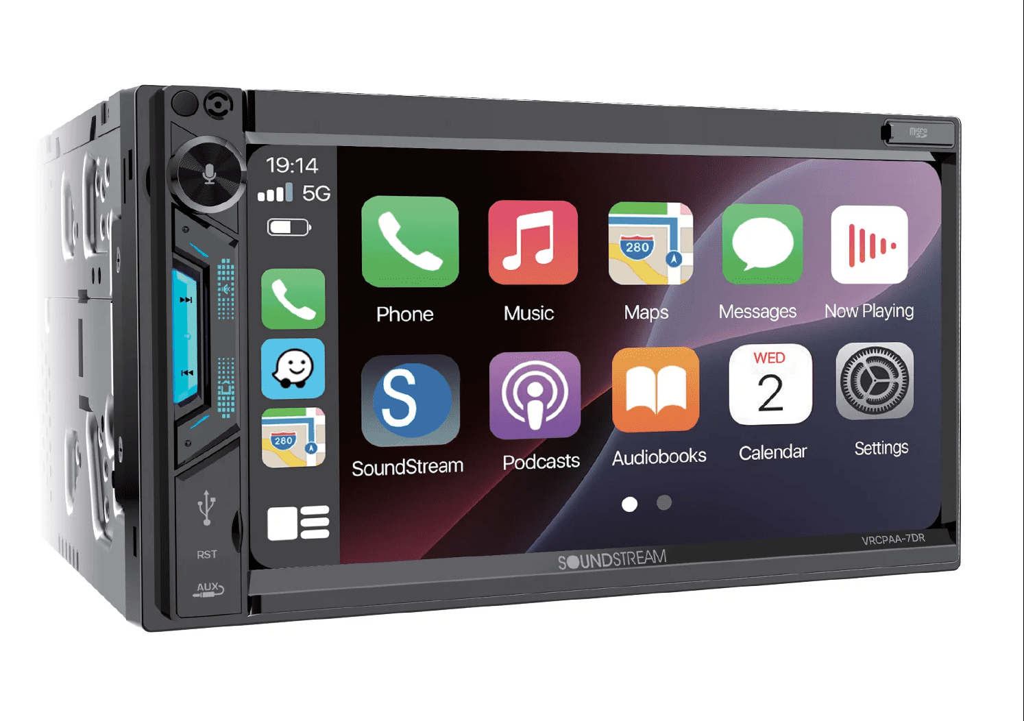 Dual Electronics 6.2'' Car Stereo, Built-in Navigation, Bluetooth