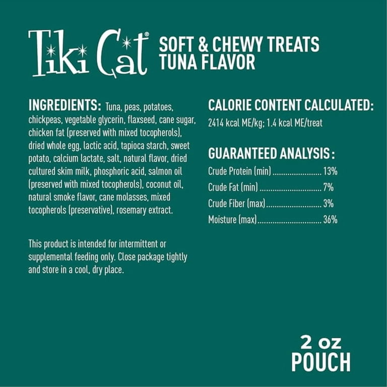 Tiki Cat Soft & Chewy Grain Free Tuna Treats, 8 × 2 oz. photo 3