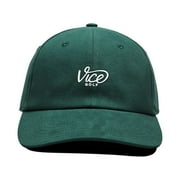 Vice Golf Adjustable Dad Hat, Green, Unisex