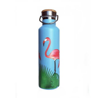 23 Oz / 680 mL Water Jug Motivational Water Bottle, Flamingo for Kids Girls  Teen