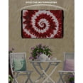 thumbnail image 6 of Outdoor TV Cover 48 to 50 Inch Weatherproof, Abstract Explosion Tie Dye Waterproof TV Screen Protector for Outside Decor with Zipper and Pocket 48"L x 30"H , Red White, 6 of 7