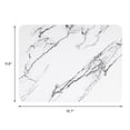 thumbnail image 6 of Unique Bargains Marbled Diatomaceous Stone Dish Drying Mat for Kitchen White/Black, 6 of 6