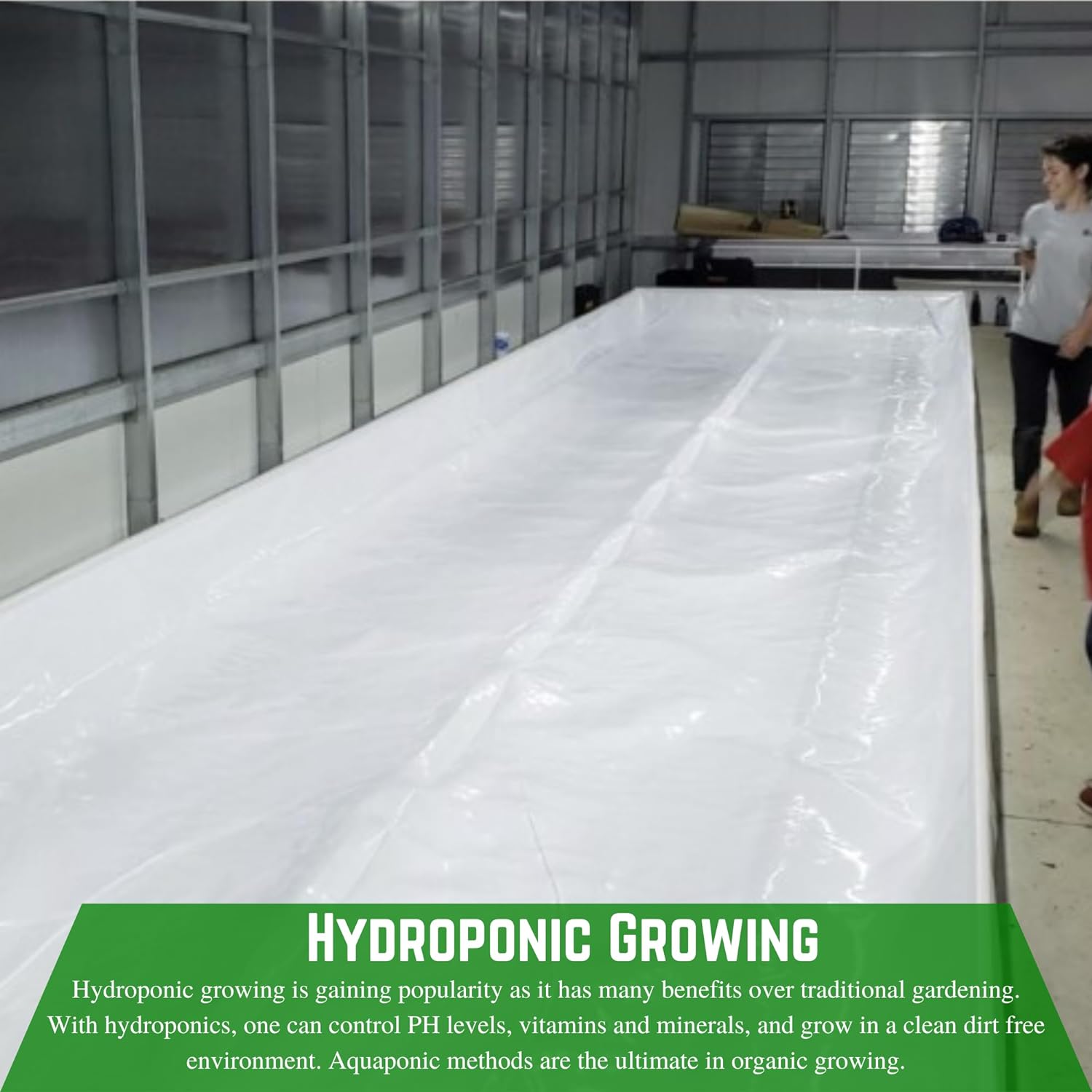 FPS - Dura-Skrim White Hydroponic Plastic Liner 20 mil String ...