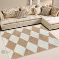 thumbnail image 6 of Teppich Homes Handmade 6x8 Cream Wool Tufted Rug with Geometric Pattern - Soft Living Room Kid’s Room Carpet, 6 of 6