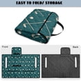 thumbnail image 5 of COEQINE Golf Cart Seat Covers with Carry Handle, Comfortable Golf Cart Seat Towel Blanket, Fits for EZGO Yamaha Club Car and Other 2-Seat Golf Carts, Teal Golf Pattern, 5 of 8