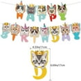 thumbnail image 3 of Halloween Decorations Inflatable Cat Banner Cat Theme Bunting Decoration For Adoption Birthday, 3 of 7